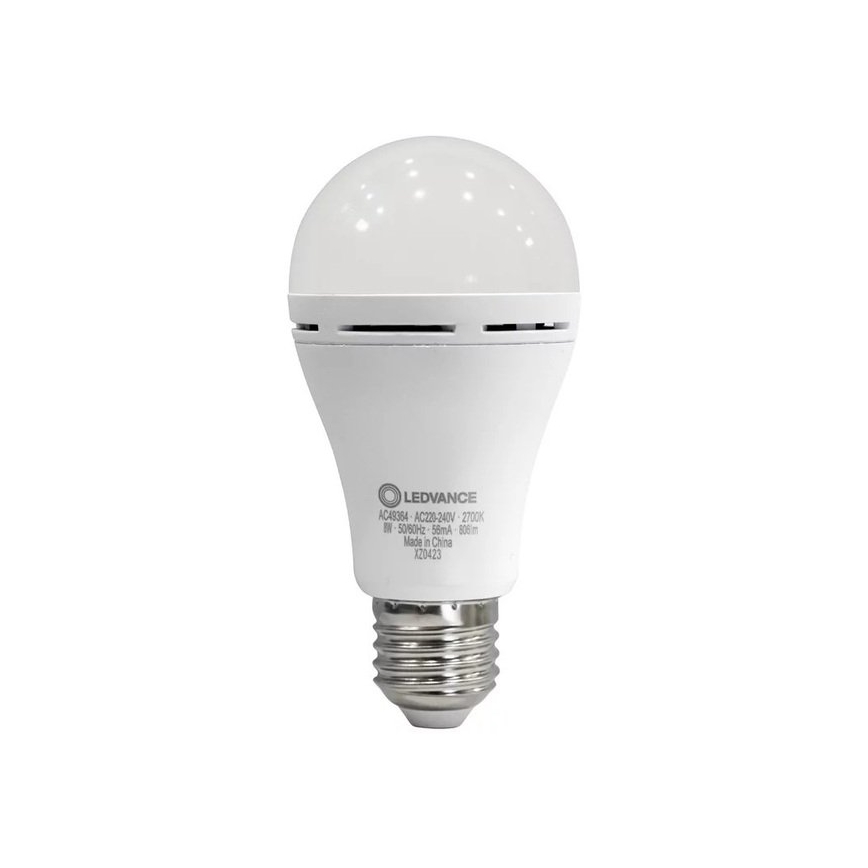 LED Žárovka RECHARGEABLE A60 E27/8W/230V 2700K - Ledvance