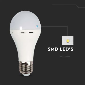 LED Žárovka s nouzovým režimem A70 E27/9W/230V 4000K