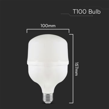 LED Žárovka T100 E27/30W/230V 6500K