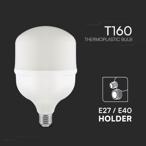 LED Žárovka T160 E40 E27/60W/230V 4000K