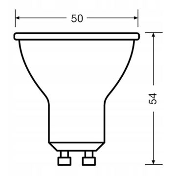 LED Žárovka VALUE PAR16 GU10/6,9W/230V 2700K 36° - Ledvance