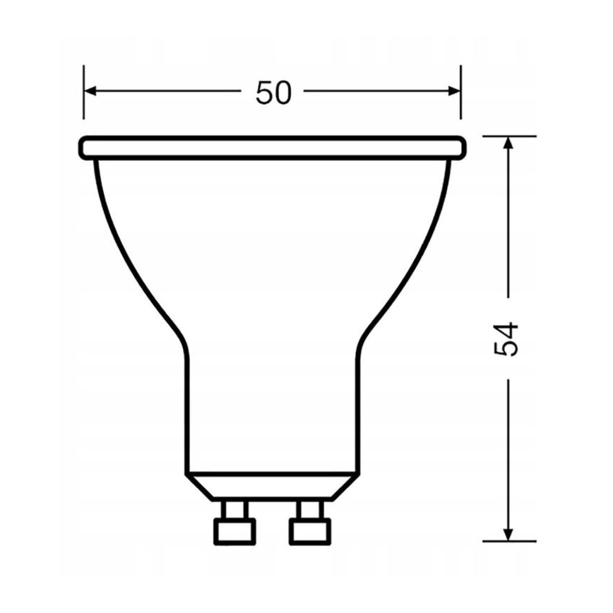 LED Žárovka VALUE PAR16 GU10/6,9W/230V 4000K 36° - Ledvance