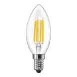 LED Žárovka VINTAGE C35 E14/6W/230V 3000K - Brilagi