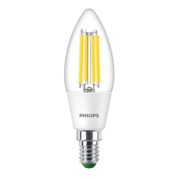 LED Žárovka VINTAGE Philips B35 E14/2,3W/230V 4000K