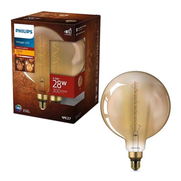 LED Žárovka VINTAGE Philips E27/4,5W/230V 1800K