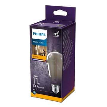 LED Žárovka VINTAGE Philips ST64 E27/2,3W/230V 1800K