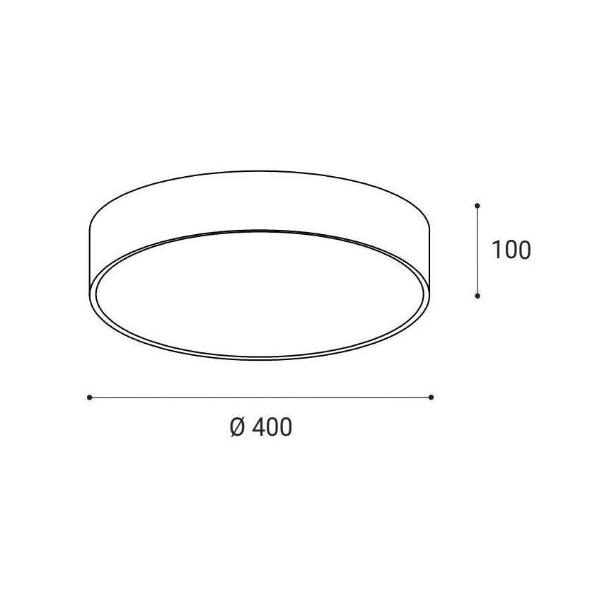 LED2 - LED Stropní svítidlo MONO LED/30W/230V 3000K/4000K bílá