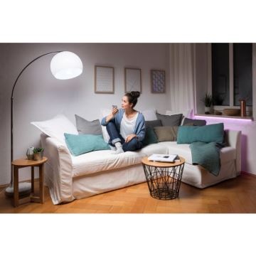 Ledvance - Inteligentní reproduktor Google Nest Mini + LED Stmívatelná žárovka SMART+ A60 E27/6,5W/230V 2700K