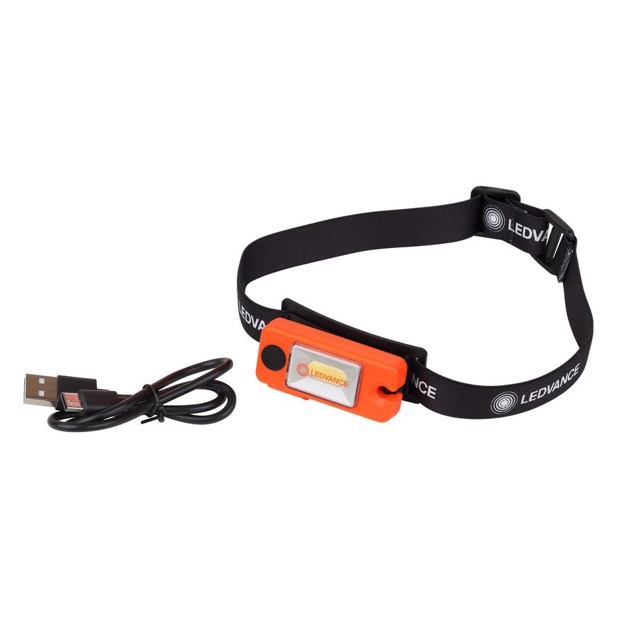 Ledvance - LED Nabíjecí čelovka FLASHLIGHT LED/1,3W/5V 250mAh