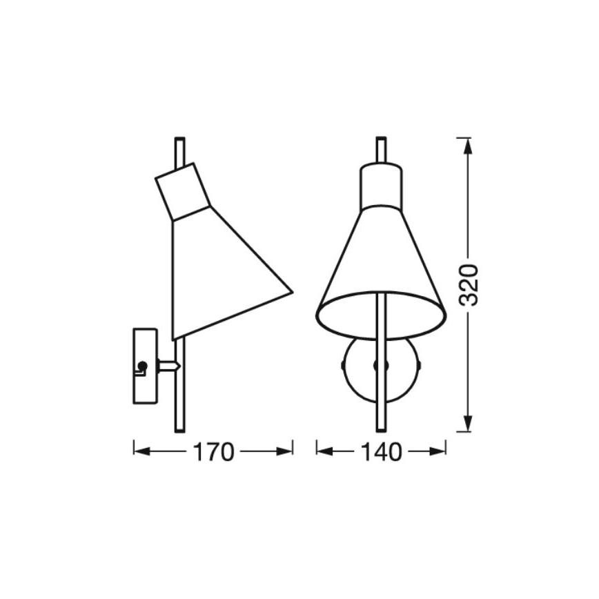 Ledvance - LED Nástěnná lampa DECOR TOKIO LED/5W/230V