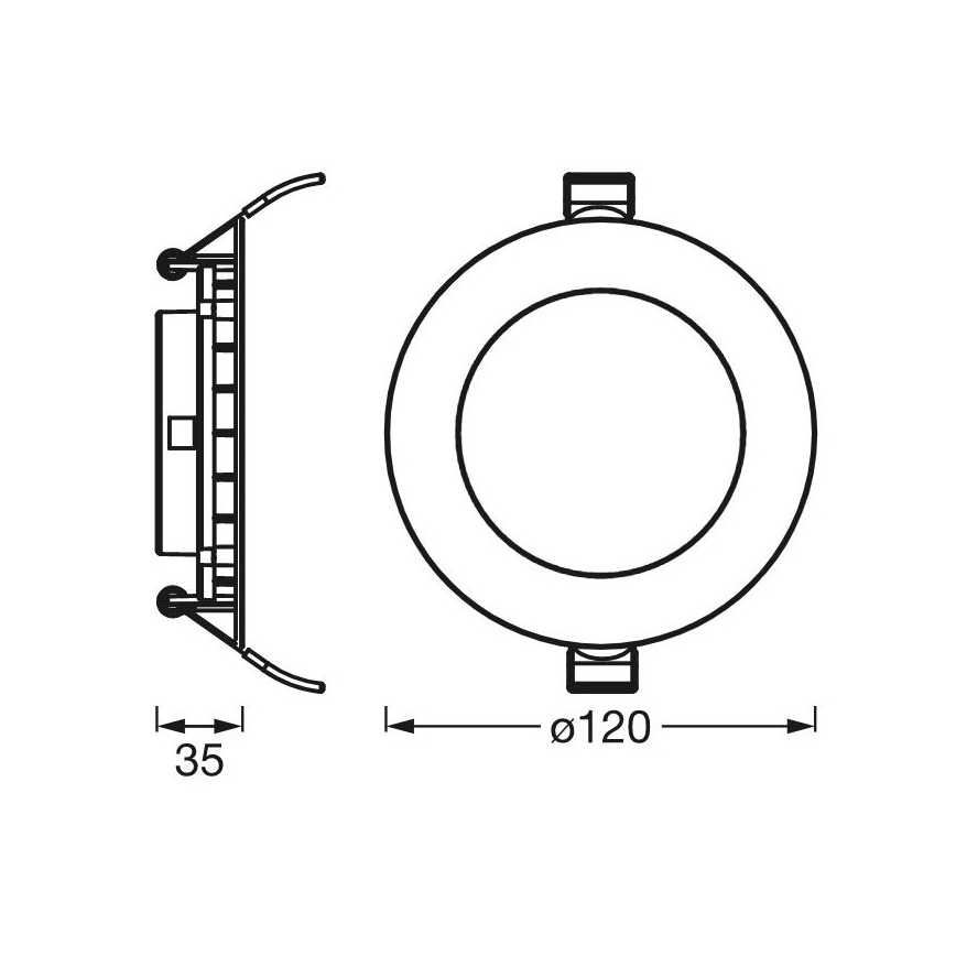 Ledvance - LED Podhledové svítidlo SLIM LED/8W/230V 4000K