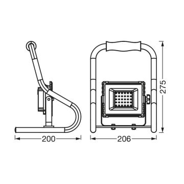 Ledvance - LED Reflektor R-STAND LED/10W/5V IP44