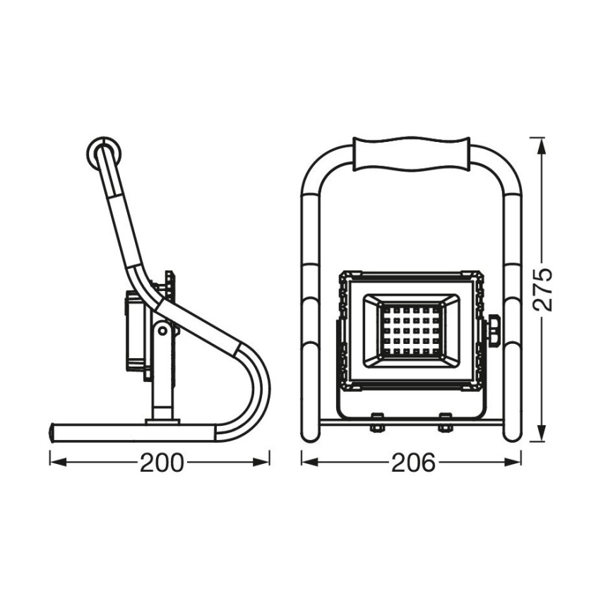 Ledvance - LED Reflektor R-STAND LED/10W/5V IP44