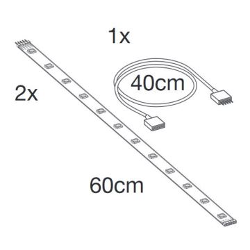 Ledvance - LED RGB+TW Rozšiřovací stmívatelný pásek SMART+ FLEX 1,2m LED/6W/12V