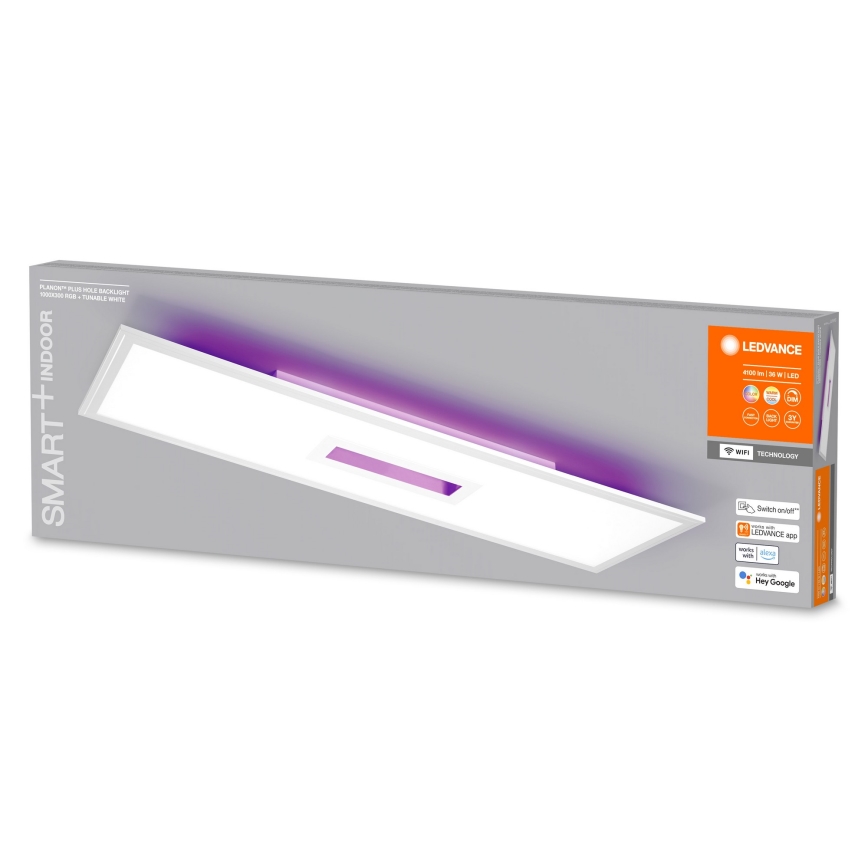 Ledvance - LED RGBW Stmívatelné stropní svítidlo SMART+ PLANON LED/36W/230V 2700-6500K Wi-Fi