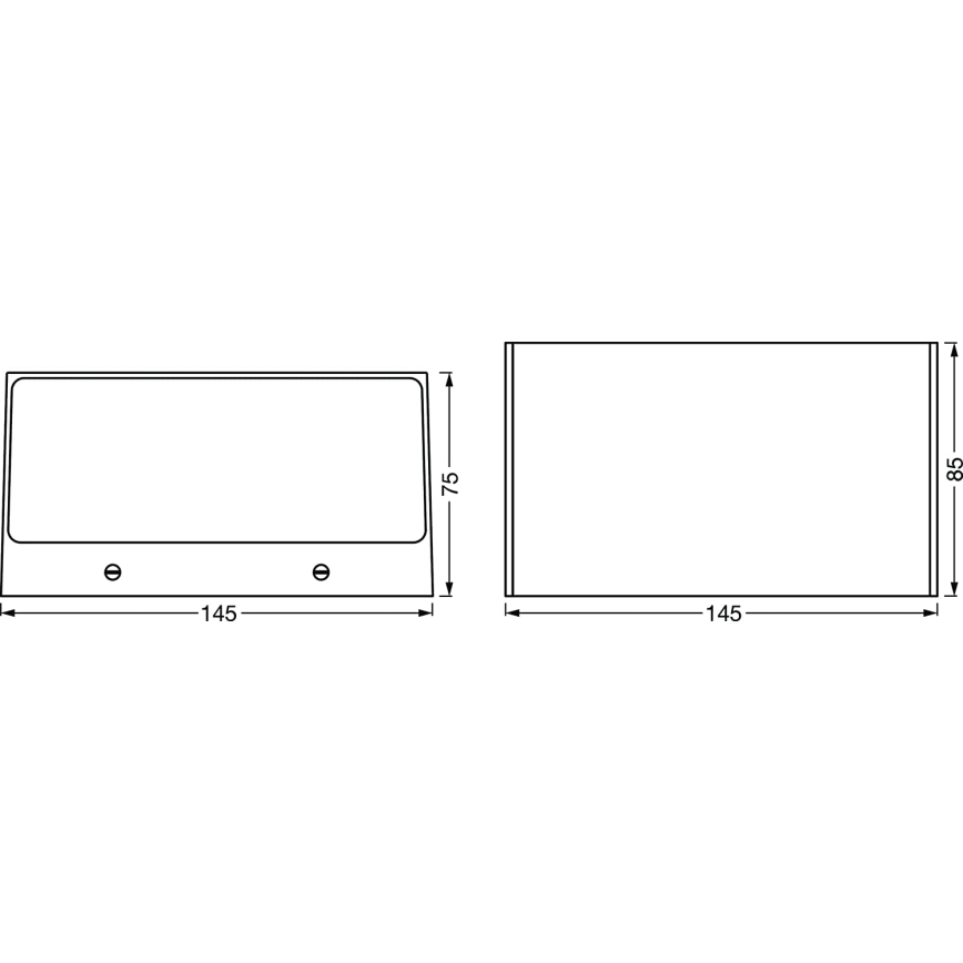 Ledvance - LED RGBW Stmívatelné venkovní nástěnné svítidlo SMART+ BRICK LED/14W/230V Wi-Fi IP44