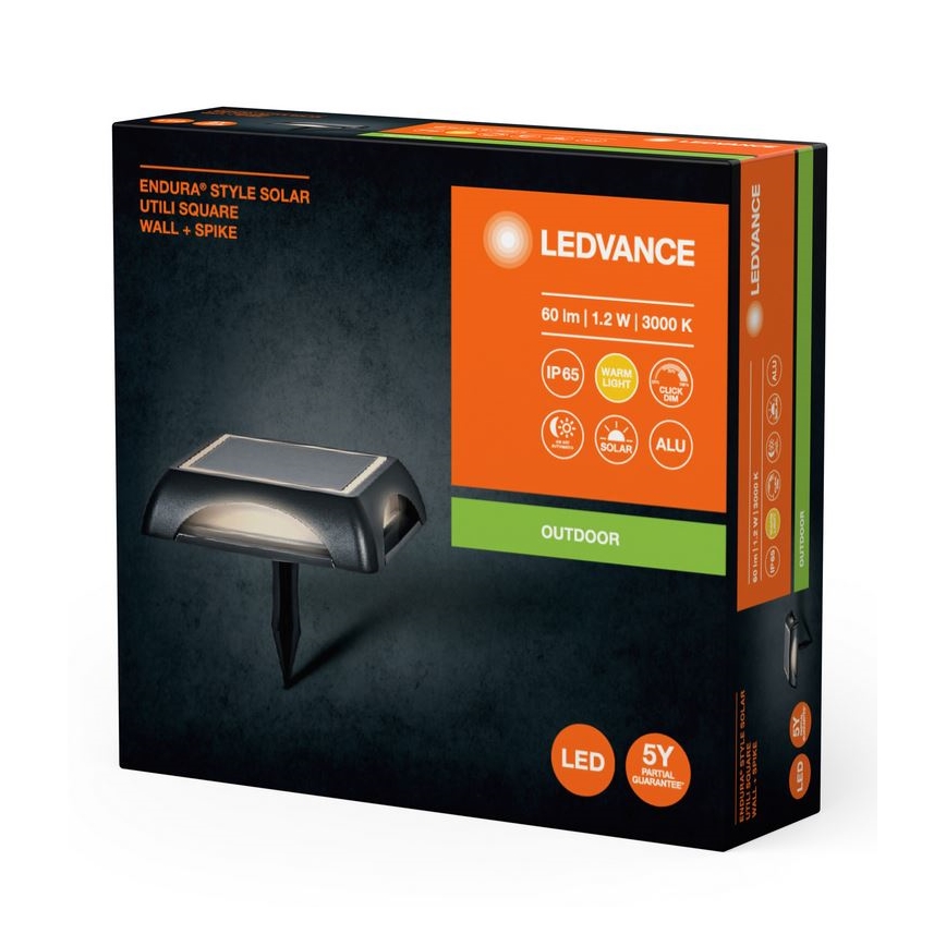 Ledvance - LED Stmívatelná solární lampa ENDURA STYLE SOLAR LED/1,2W/3,7V IP65