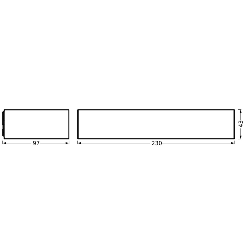 Ledvance - LED Solární nástěnné svítidlo se senzorem ENDURA SOLAR LED/6W/4,2V IP65