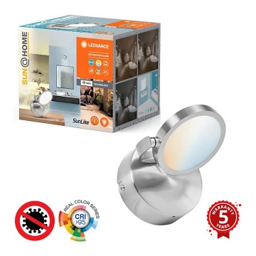 Ledvance - LED Stmívatelné koupelnové bodové svítidlo SUN@HOME LED/7,5W/230V 2200-5000K CRI 95 Wi-Fi IP44