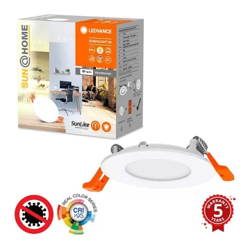 Ledvance - LED Stmívatelné podhledové svítidlo SUN@HOME LED/4,5W/230V 2200-5000 CRI 95 Wi-Fi