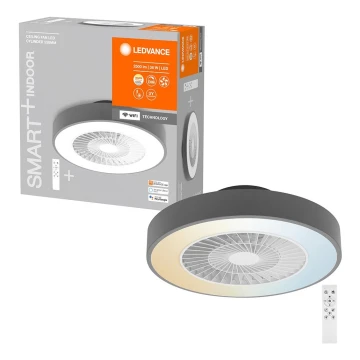 Ledvance - LED Stmívatelné stropní svítidlo s ventilátorem SMART+ LED/38W/230V 3000-6500K Wi-Fi + dálkové ovládání