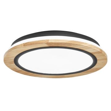 Ledvance - LED Stmívatelné stropní svítidlo SMART+ ORBIS WOOD LED/24W/230V 2700-6500K dub Wi-Fi