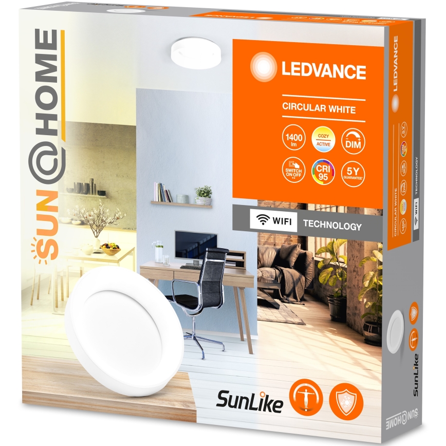 Ledvance-LED Stmívatelné stropní svítidlo SUN@HOME CIRCULAR LED/18,5W/230V Wi-Fi