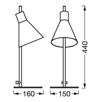 Ledvance - LED Stolní lampa DECOR TOKIO LED/5W/230V