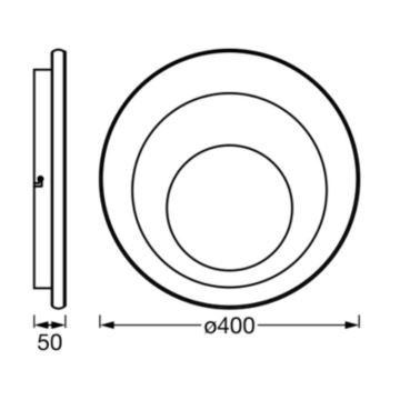 Ledvance - LED Stropní svítidlo ORBIS SPIRAL LED/27W/230V