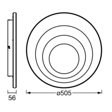 Ledvance - LED Stropní svítidlo ORBIS SPIRAL LED/42W/230V