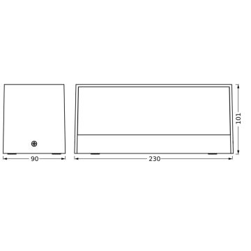 Ledvance - LED Venkovní nástěnné svítidlo ENDURA STYLE IDRI 2xLED/6,25W/230V IP65