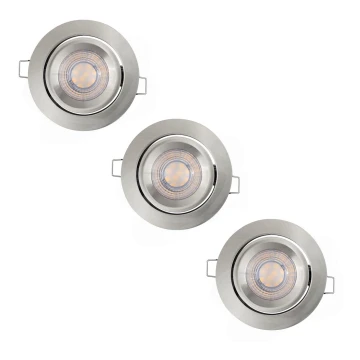 Ledvance - SADA 3x LED Stmívatelné podhledové svítidlo SIMPLE LED/4,9W/230V