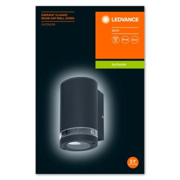 Ledvance - Venkovní nástěnné svítidlo BEAM 1xGU10/35W/230V IP44