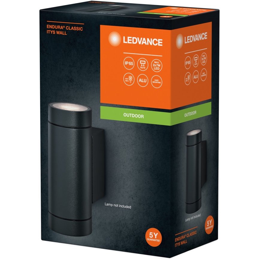 Ledvance - Venkovní nástěnné svítidlo ITYS 2xGU10/35W/230V IP65