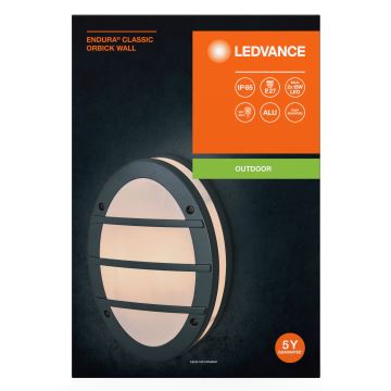 Ledvance - Venkovní nástěnné svítidlo ORBICK 2xE27/18W/230V IP65