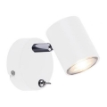 Leuchten Direkt 11941-16 - LED Nástěnné bodové svítidlo TARIK 1xGU10/5W/230V bílá