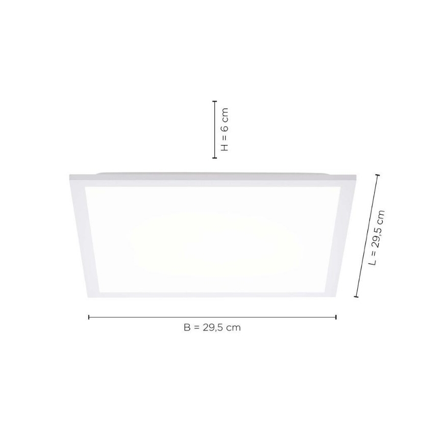 Leuchten Direkt 12200-16 - LED Stropní svítidlo FLAT LED/17W/230V