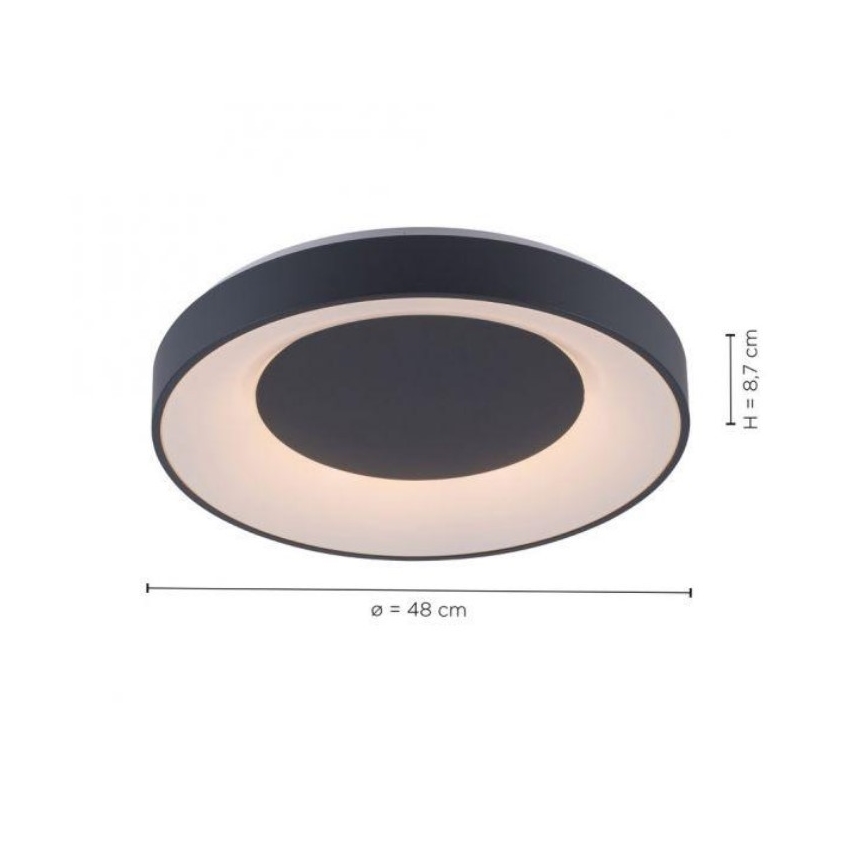 Leuchten Direkt 14346-18 -LED RGB Stmívatelné stropní svítidlo ANIKA LED/26,5W/230V Tuya 2700-5000K + dálkové ovládání