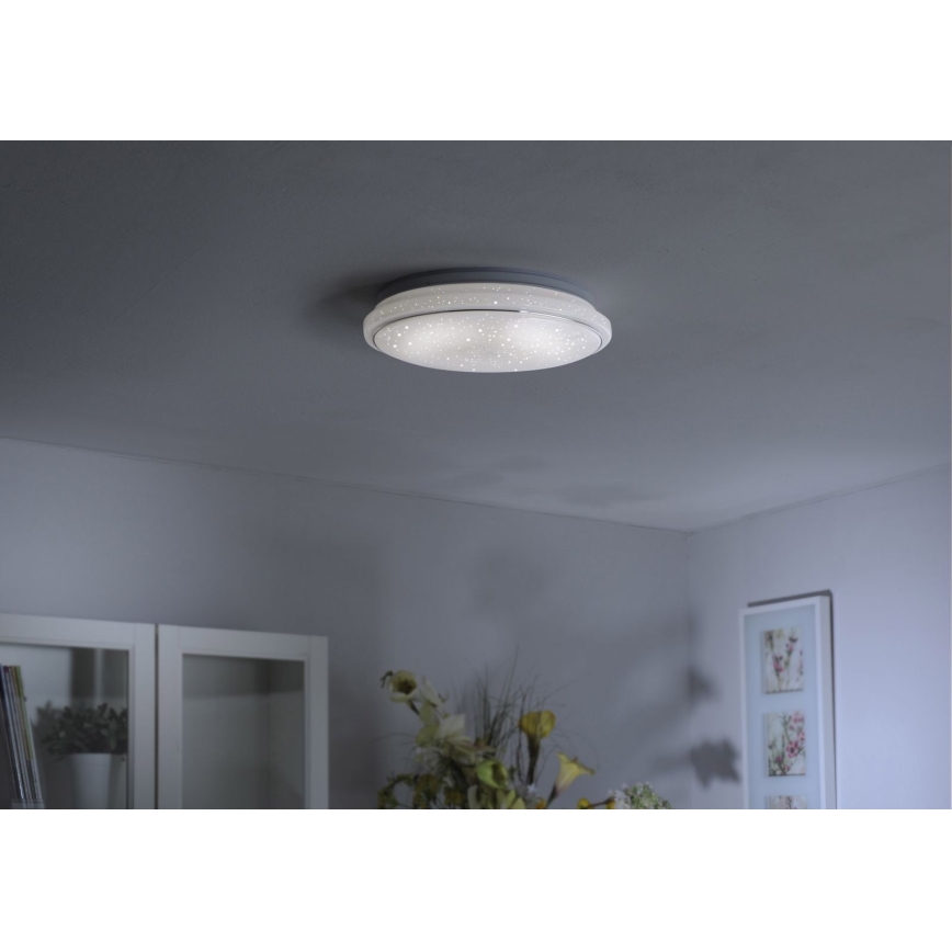 Leuchten Direkt 14366-16 - LED Stmívatelné stropní svítidlo JUPITER LED/40W/230V 3000-5000K + dálkové ovládání