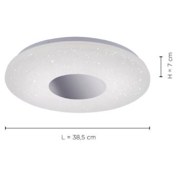 Leuchten Direkt 14422-17 - LED Koupelnové stropní svítidlo svítidlo se senzoremLAVINIA LED/18W/230V IP44