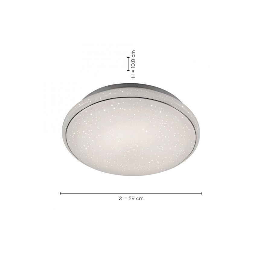 Leuchten Direkt 14744-16 - LED RGB Stmívatelné stropní svítidlo  JUPI LOLASMART LED/32W/230V + dálkové ovládání