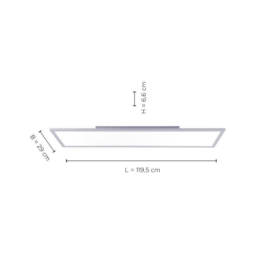 Leuchten Direkt 14753-21 - LED Přisazený panel FLAT LED/22W/230V