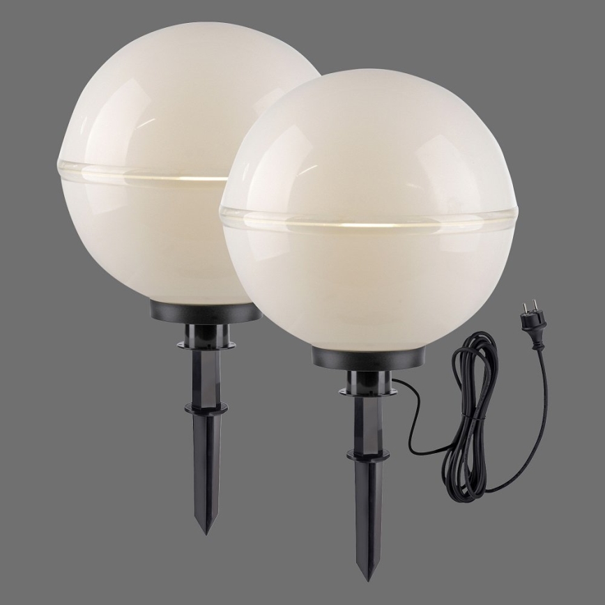 Leuchten Direkt 19324-16-2 - SADA 2x Venkovní lampa 1xE27/40W/230V pr. 40 cm IP44