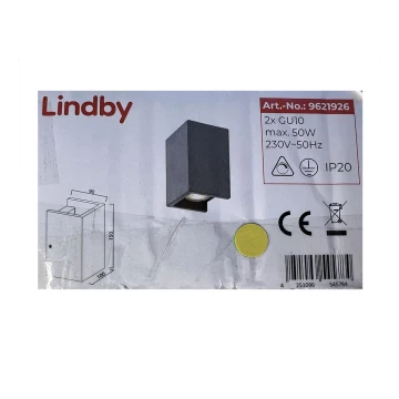 Lindby - Nástěnné svítidlo GERDA 2xGU10/50W/230V