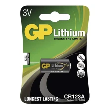 Lithiová baterie CR123A GP LITHIUM 3V/1400 mAh