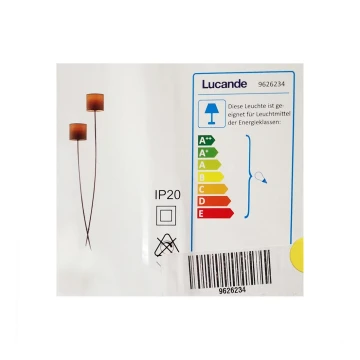 Lucande - Stojací lampa JULJANA 2xE14/40W/230V