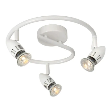 Lucide 13955/14/31 - LED bodové svítidlo CARO-LED 3xGU10/5W/230V bílé