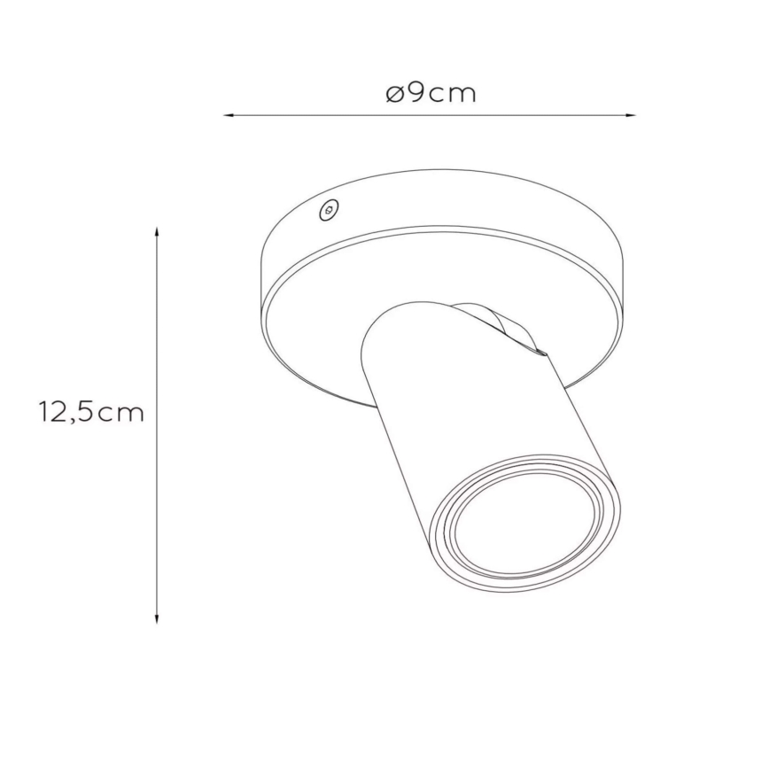 Lucide 23954/06/31 - LED Stmívatelné bodové svítidlo XYRUS 1xGU10/5W/230V CRI 95