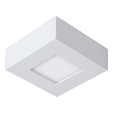 Lucide 28117/11/31 - LED Stmívatelné koupelnové stropní svítidlo BRICE LED/8W/230V 10,8x10,8 cm IP44 bílá