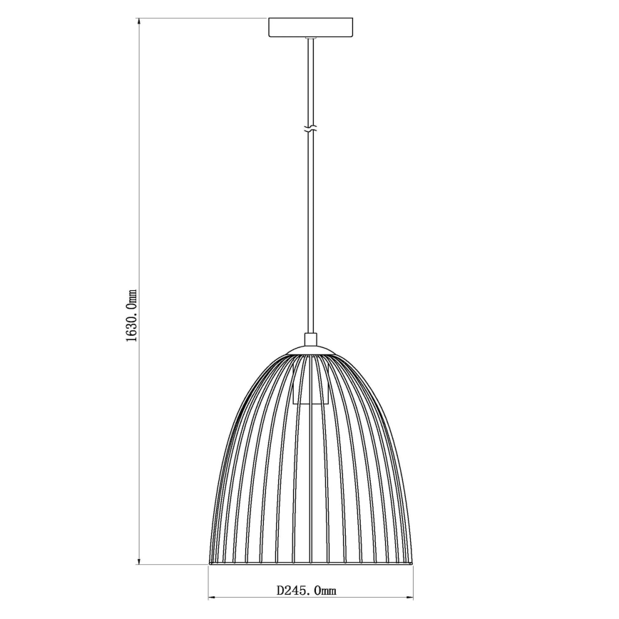 Lucide 74417/01/33 - Lustr na lanku MACARONS 1xE27/40W/230V pr. 24,5 cm zelená